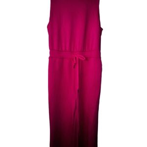 Sleeveless Pink Jumpsuit